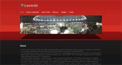 Desktop Screenshot of leoncinisrl.com